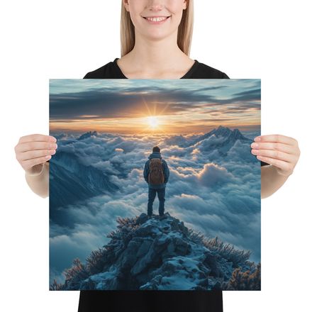 Above the Clouds at Sunset