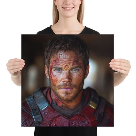 Battle-Worn Hero: Chris Pratt Portrait