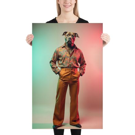Pitbull&#x27;s Groovy Fashion Statement