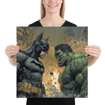 Clash: Batman vs. Hulk in an Epic Showdown