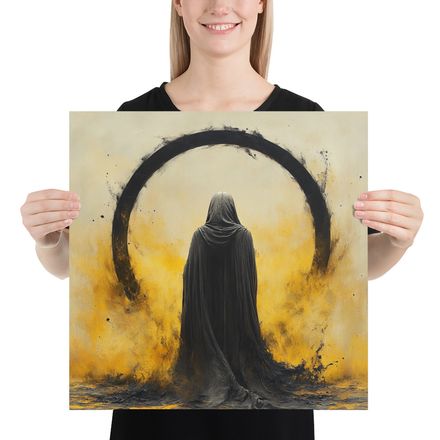 A Figure Before the Dark Portal