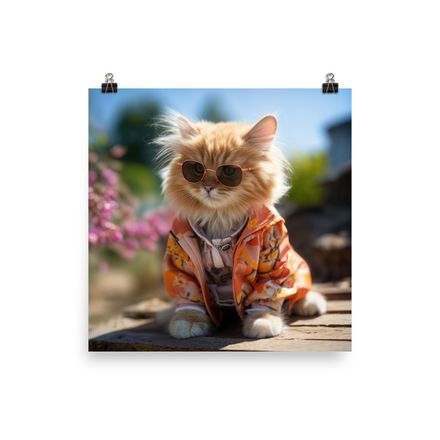 Stylish Summer Kitten