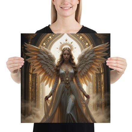An Angelic Vision of Golden Light