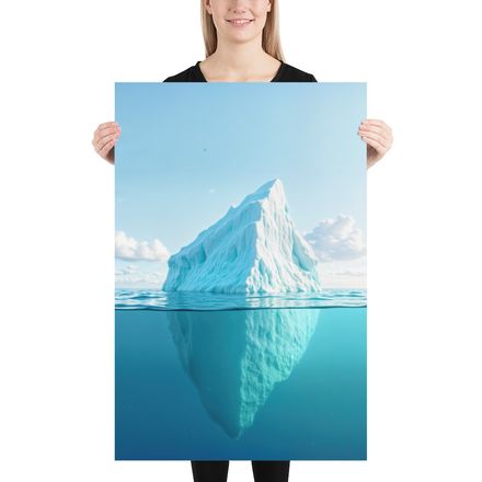 The Hidden Depths of an Iceberg