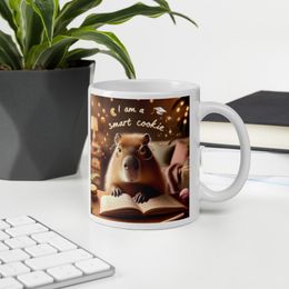 I Am A Smart Cookie - Capybara Affirmation Mug | Cute Capybara Gift