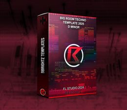 Big Room Techno Template | FL Studio 24 FLP D Minor | 2025