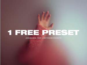 FREE PACK - 1 Preset Lightroom Jesusance + Tuto installation