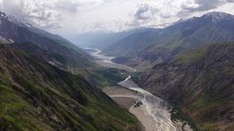 Green Mountain Valley in Tajikistan