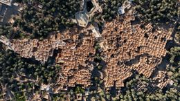 Top Down of Ancient Village in Libya