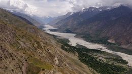 Dramatic Valley in Tajikistan