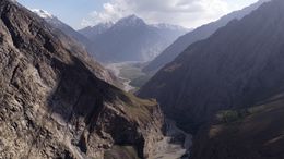 Mountain Valley in Tajikistan