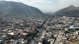 Kabul Street Traffic From Above