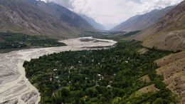 Lush Village &amp; Valley in Tajikistan