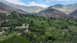 Afghanistan&#x27;s Green Terraced Hills