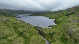 Scenic Lake in Adak Alaska