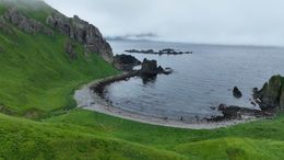 Beautiful Coastal Bay in Adak Alaska
