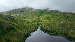Green Hills &amp; Coast in Adak Alaska