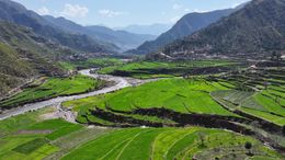 Beautiful Green landscapes in Afghanistan