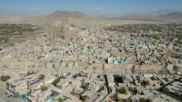 Aerials of Ghazni in Afghanistan