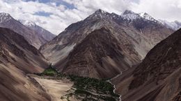 Mountains &amp; Village in Tajikistan