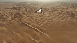 Sahara Desert Oasis Lake in Libya