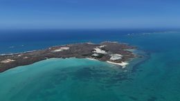 Koyama Island in Somalia