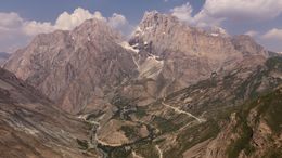 Mountains Near Margheb Tajikistan
