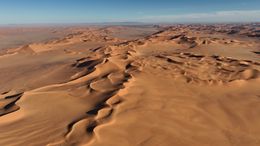 Libya Sahara Sand Dunes Aerial