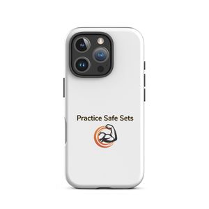 "Practice Safe Sets" Phone Case (iPhone)