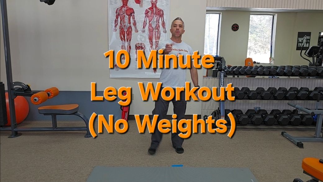 10 Minute Lower Body Workout (No Weights)