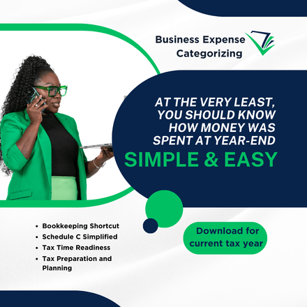 Schedule C Expense Categorizing 