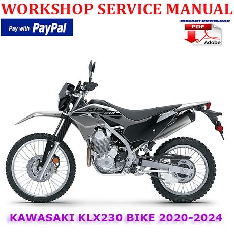 KAWASAKI KLX230 BIKE 2020-2024 WORKSHOP SERVICE REPAIR MANUAL (INSTANT DOWNLOAD)