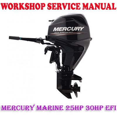 MERCURY MARINE 25HP 30HP EFI OUTBOARD 2016+ WORKSHOP SERVICE REPAIR MANUAL (PDF DOWNLOAD)