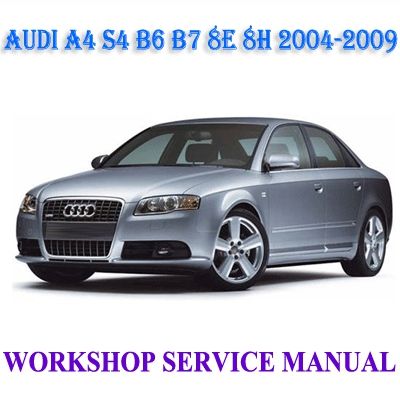 AUDI A4 B6 B7 8E 8H 2004-2009 WORKSHOP SERVICE REPAIR MANUAL PDF DOWNLOAD