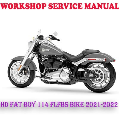 HARLEY DAVIDSON FAT BOY 114 FLFBS BIKE 2021-2022 WORKSHOP SERVICE REPAIR MANUAL (PDF DOWNLOAD)