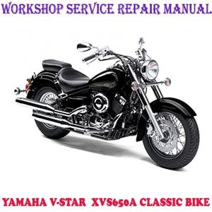 YAMAHA V-STAR  XVS650A CLASSIC CRUISER BIKE WORKSHOP SERVICE REPAIR MANUAL PDF DOWNLOAD