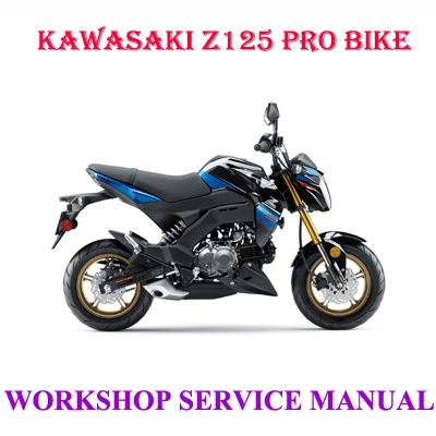 KAWASAKI Z125 PRO BIKE 2016-2018 WORKSHOP SERVICE REPAIR MANUAL PDF DOWNLOAD