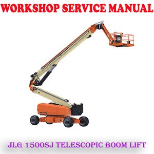 JLG 1500SJ TELESCOPIC BOOM LIFT WORKSHOP SERVICE REPAIR MANUAL (PDF DOWNLOAD)