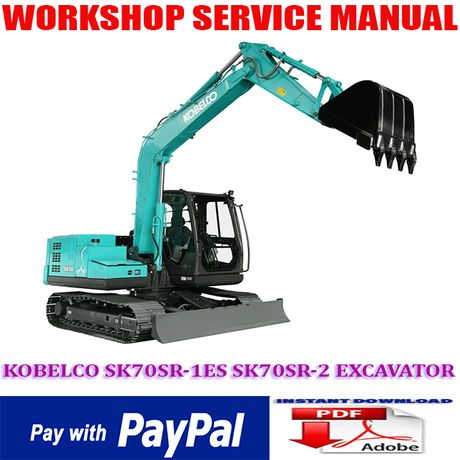 KOBELCO SK70SR-1ES SK70SR-2 HYDRAULIC EXCAVATOR WORKSHOP SERVICE REPAIR MANUAL (INSTANT DOWNLOAD)