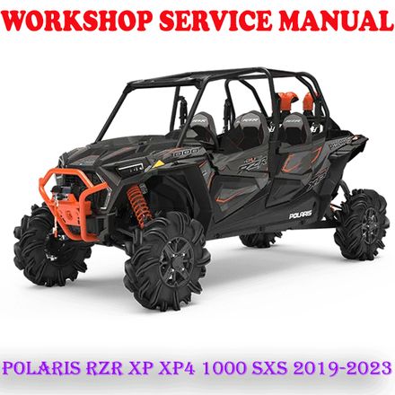 POLARIS RZR XP XP4 1000 SXS 2019-2023 WORKSHOP SERVICE REPAIR MANUAL (PDF DOWNLOAD)