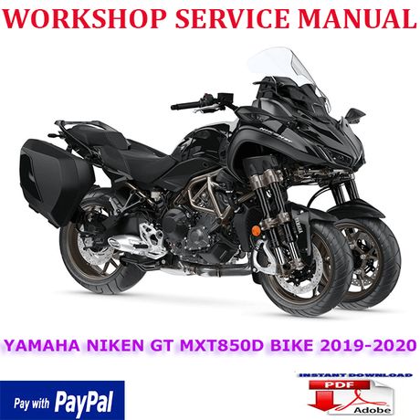 YAMAHA NIKEN GT MXT850D BIKE 2019-2020 WORKSHOP SERVICE REPAIR MANUAL (INSTANT DOWNLOAD)