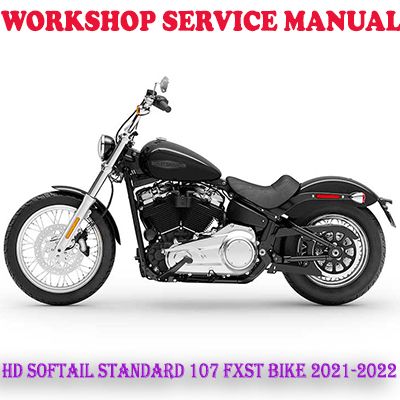 HARLEY DAVIDSON SOFTAIL STANDARD 107 FXST BIKE 2021-2022 WORKSHOP SERVICE MANUAL (PDF DOWNLOAD)