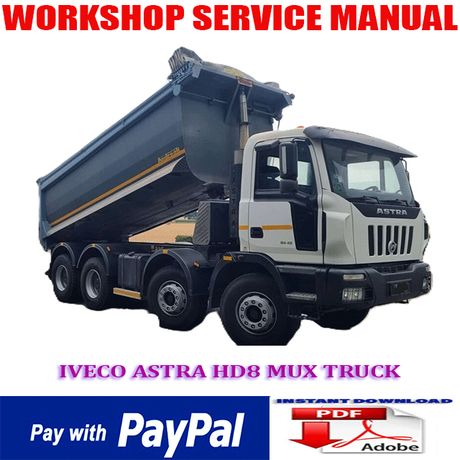 IVECO ASTRA HD8 MUX TRUCK WORKSHOP SERVICE REPAIR MANUAL (INSTANT DOWNLOAD)