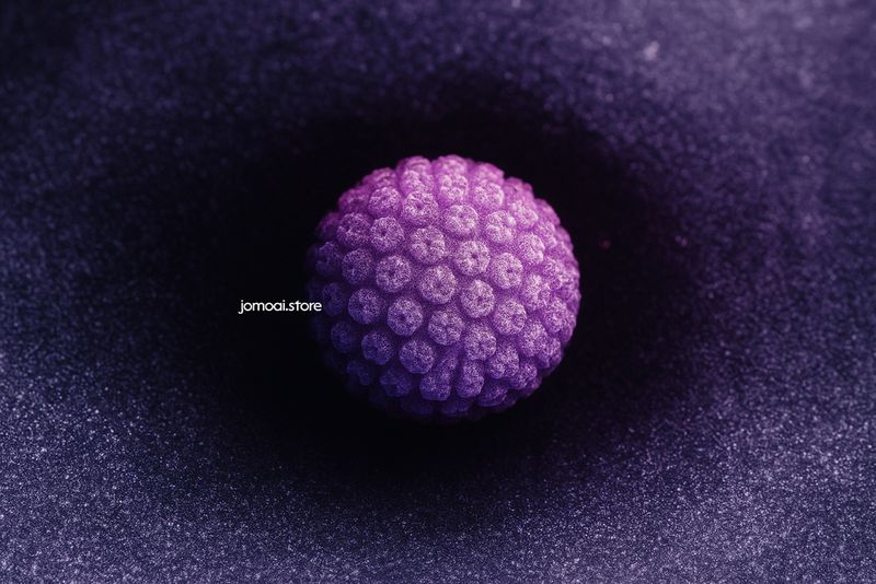 3D Render of Human Papillomavirus Particle in High Detail