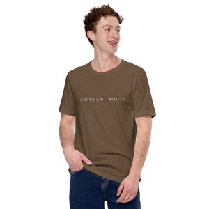 Covenant Youth Matthew 28 Heather Brown T-Shirt