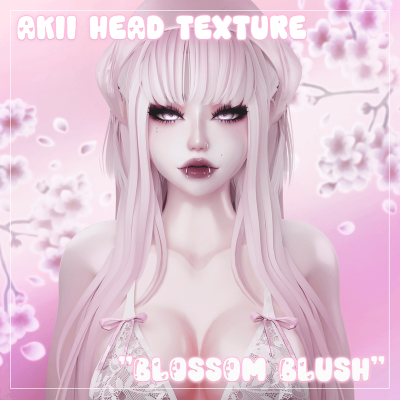 Texture, Head texture, Akii head texture, vrc texture, vrchat texture, Akii female head texture, vrc head texture, vrchat head texture