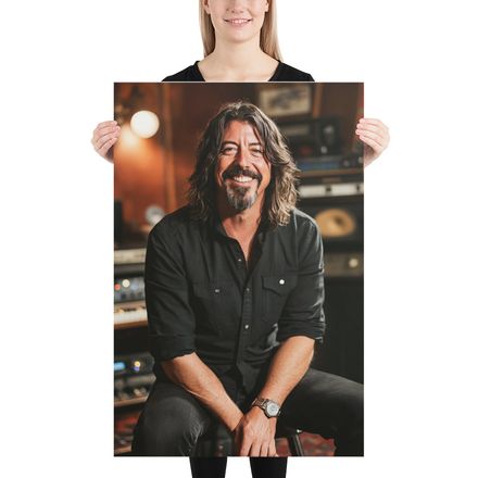 Dave Grohl One-of-a-Kind Art Print by WHATAPRINT