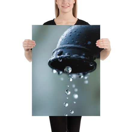 Gentle Drip: The Serenity of Water