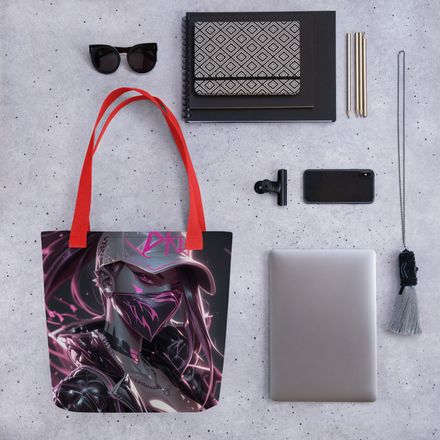  The Cyber-Pop Tote Bag: Urban Edge