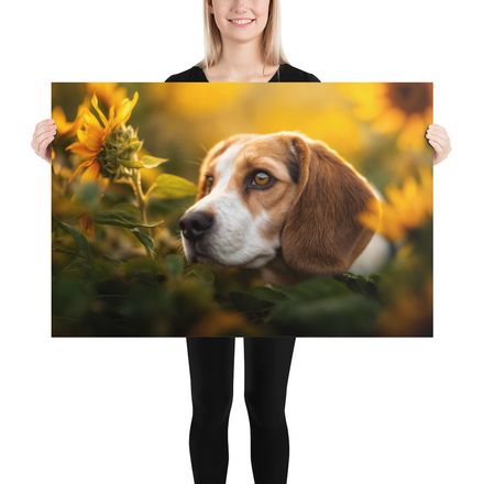 Golden Hour Beagle
